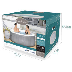 Ogrodowe Spa szare Lay-Z-Spa St.Lucia Bestway 60037