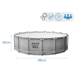 Basen 488x122 Steel Pro Max Bestway 5619E