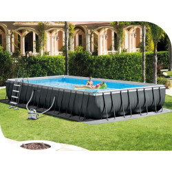 Basen ULTRA RECTANGULAR FRAME 975x488x132 zestaw 16w1 Intex 26374GN