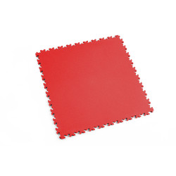 Podłoga Modułowa PCW - FORTELOCK ROSSO RED Skóra INDUSTRY |  7mm