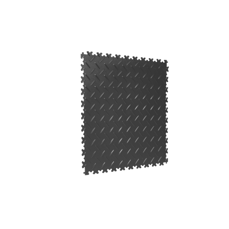 R-Tile Płytka modułowa Ciemnoszara 4mm Blacha Ryflowana