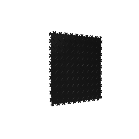 GERFLOR Płytki modułowe Czarne 4mm Blacha Ryflowana