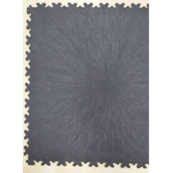 Płytka bezklejowa - FORTELOCK Skóra ECO BLACK INDUSTRY |  7mm