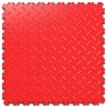 Podłogi Modułowe PVC - FORTELOCK ROSSO RED Blacha Ryflowana INDUSTRY |  7mm