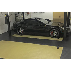 GERFLOR Płytki modułowe Czarne 4mm Blacha Ryflowana