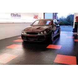 GERFLOR Gumowe Płytki Czerwone 4mm Blacha Ryflowana