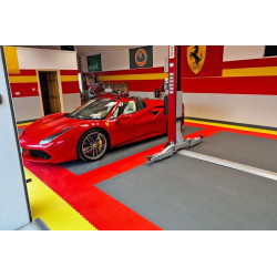 GERFLOR Gumowe Płytki Czerwone 4mm Blacha Ryflowana